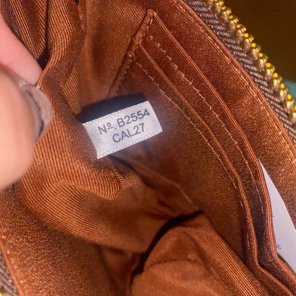 Coach Nolita 19 In Signature Canvas With Orange Print NWT - Picture 9 of 11